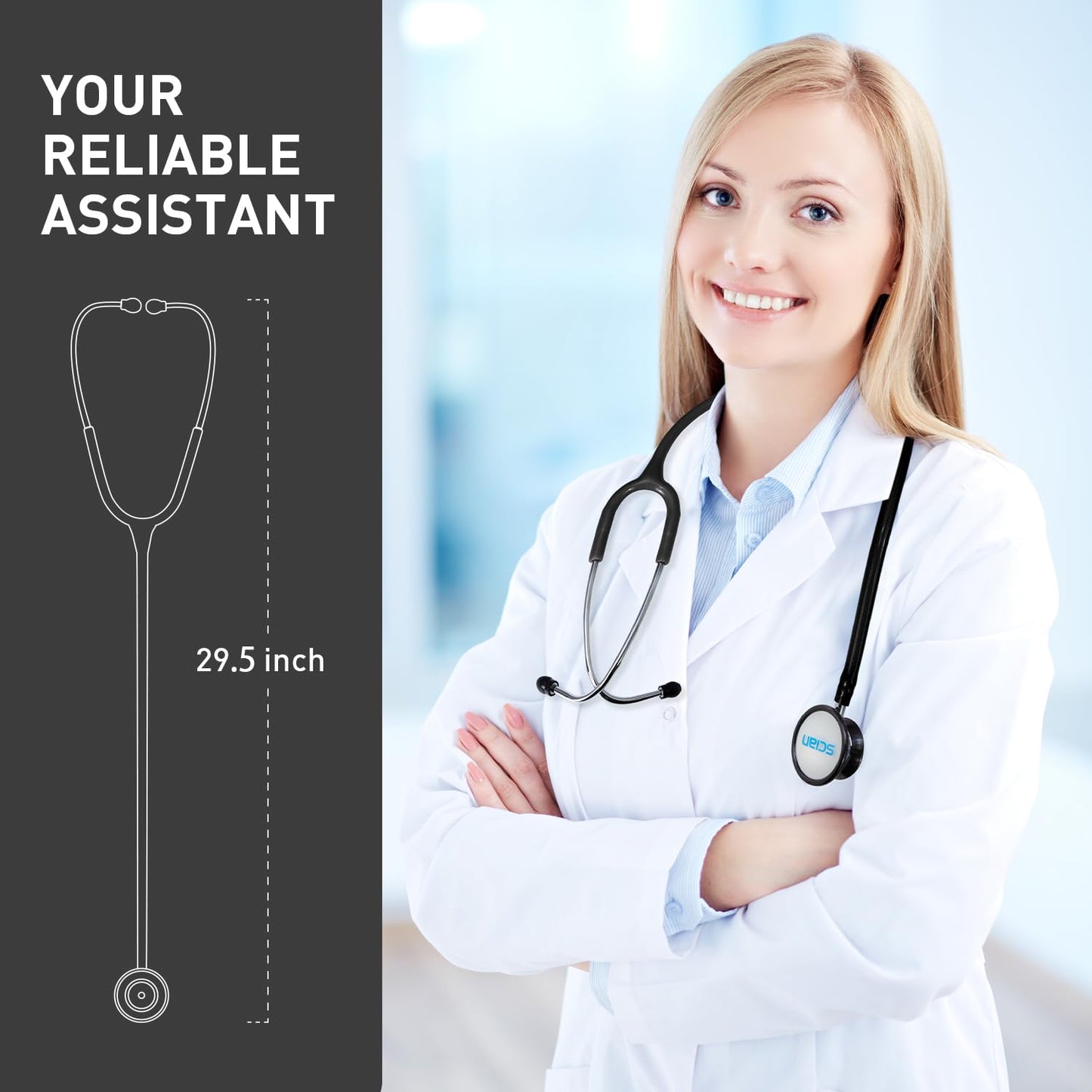 30J Black Stethoscope