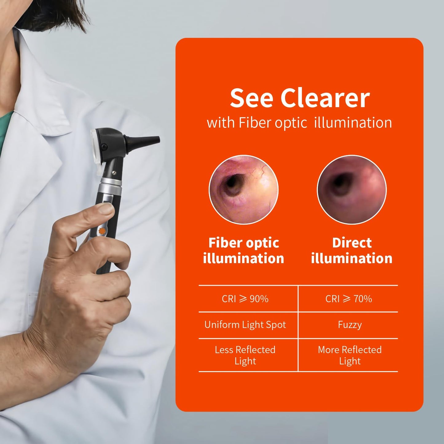 OT10D Black Otoscope