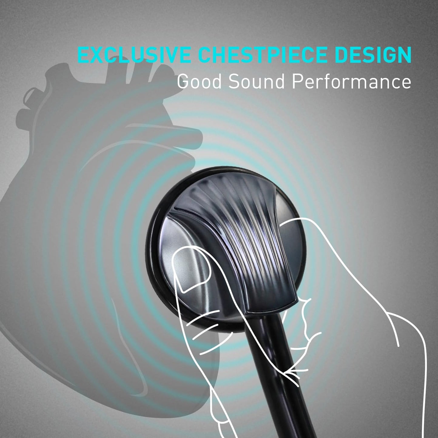 30C10 Black Stethoscope