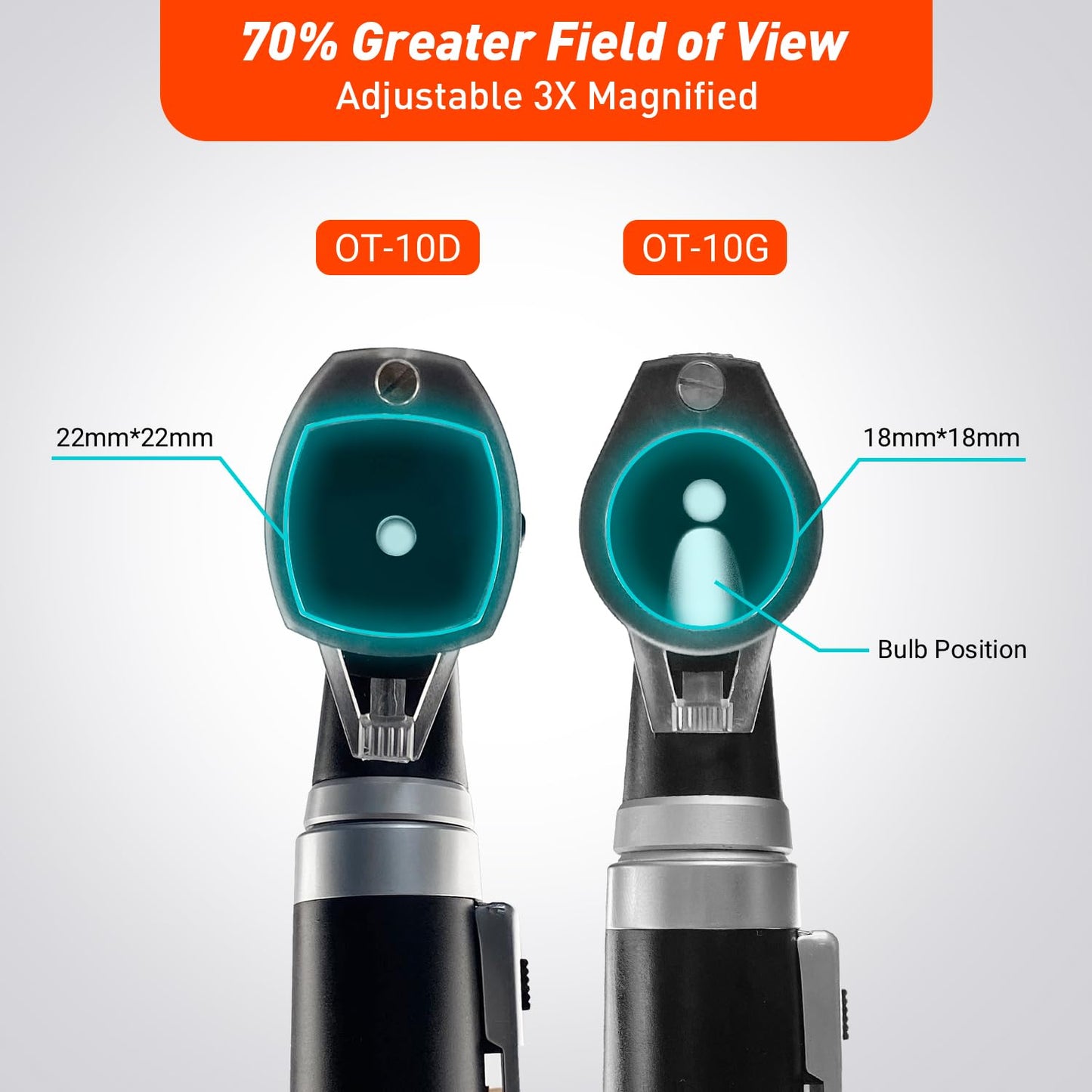 OT10D Black Otoscope