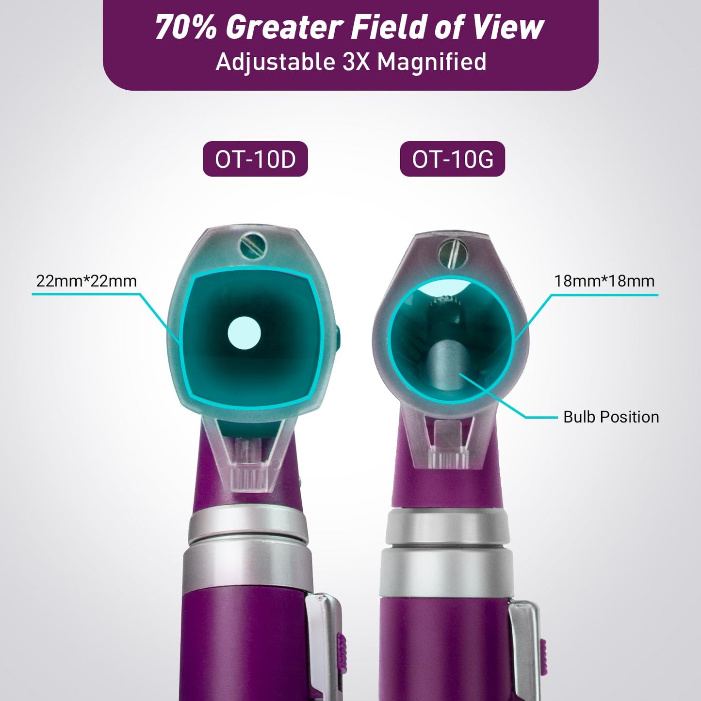 OT10D Purple Otoscope