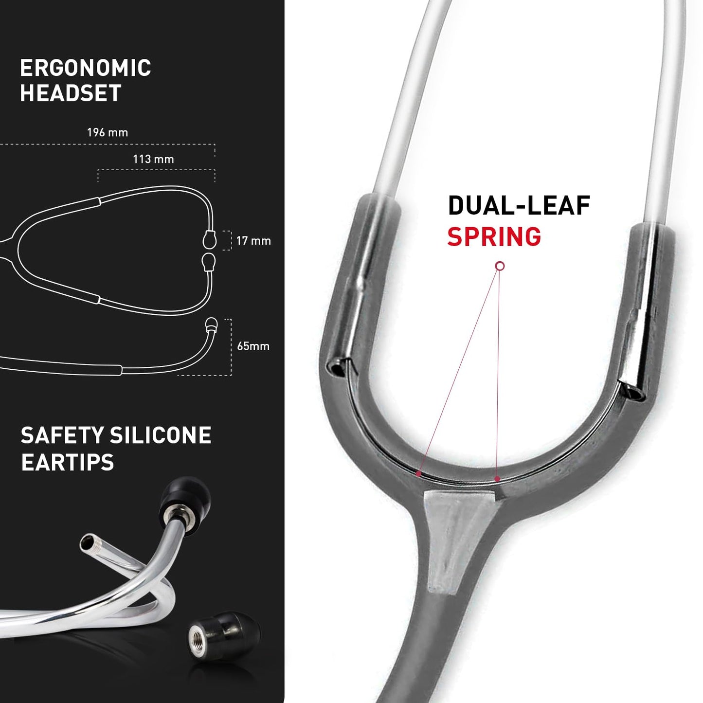 30J Black Stethoscope