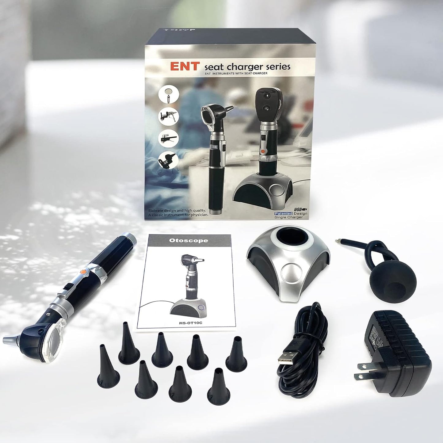 OT10C Black Otoscope