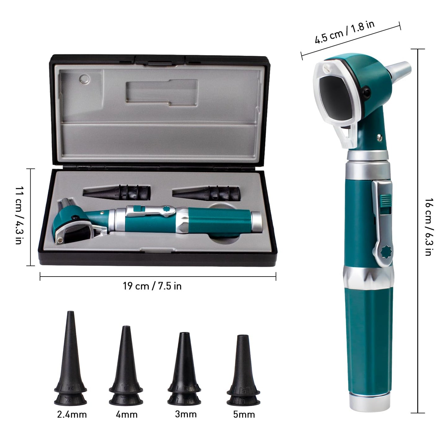 OT10D Green Otoscope