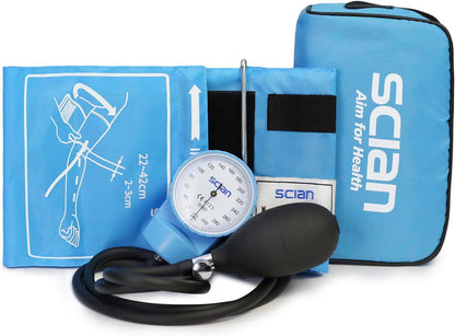 HS-20F Skyblue Aneroid Sphygmomanometer