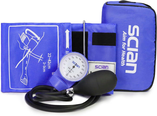 HS-20F Blue Aneroid Sphygmomanometer