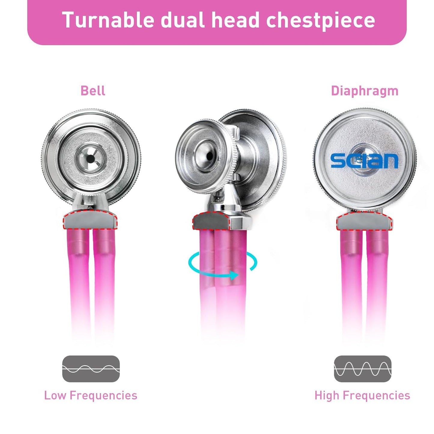 30C Pink Stethoscope
