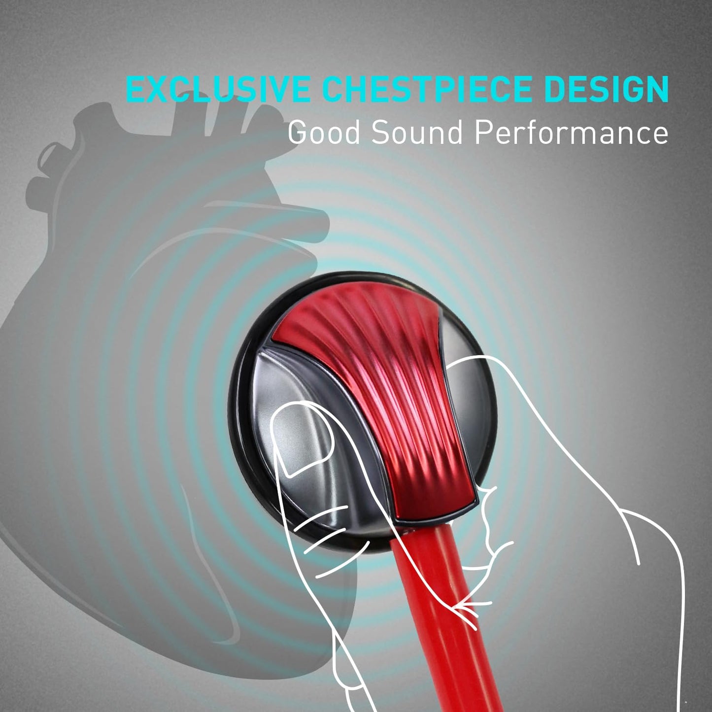 30C10 Red Stethoscope