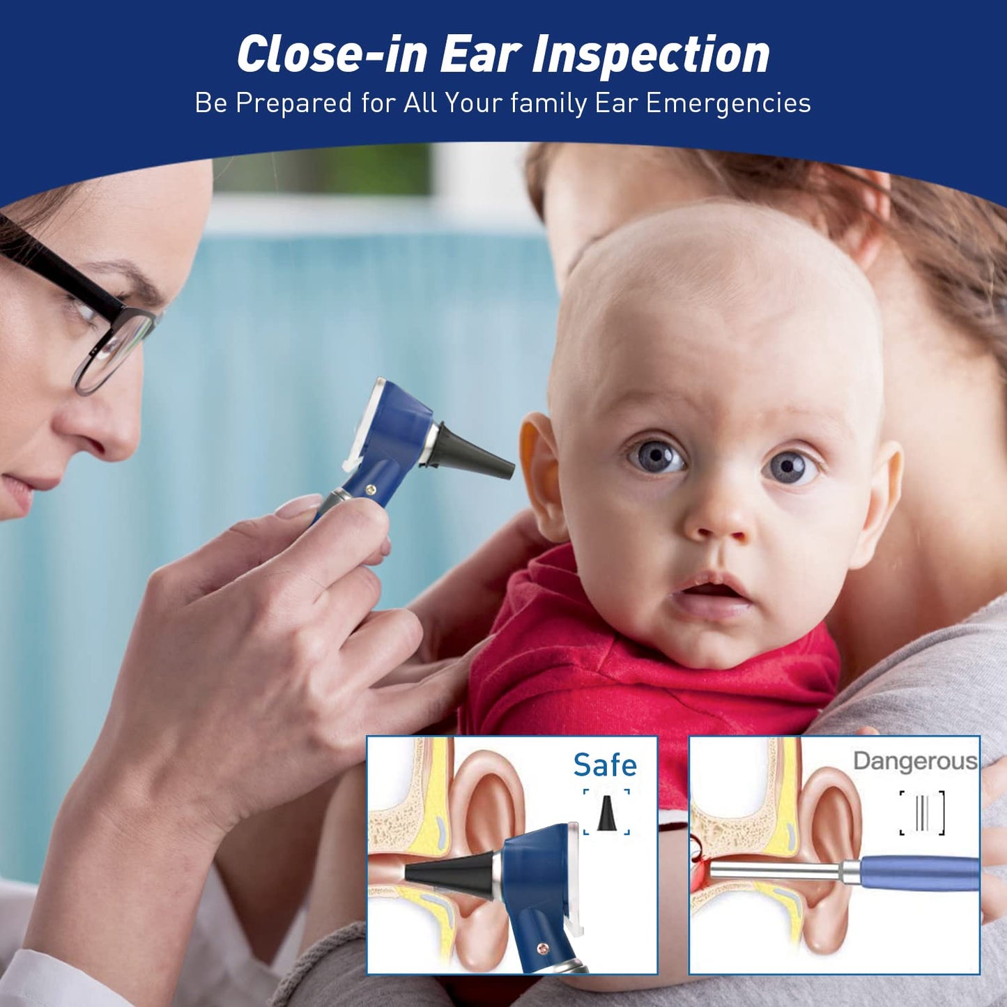 OT10J Blue Otoscope