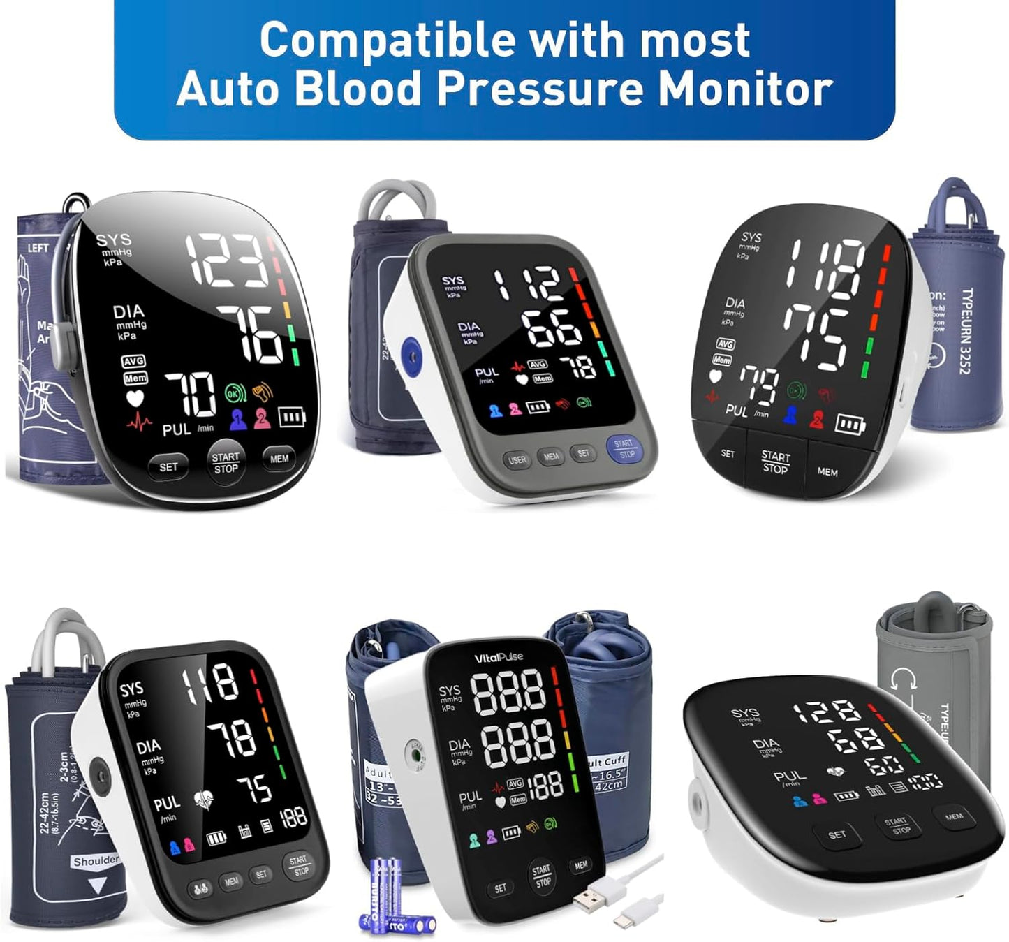 Extra Large 13-21 Inches Blood Pressure Cuff