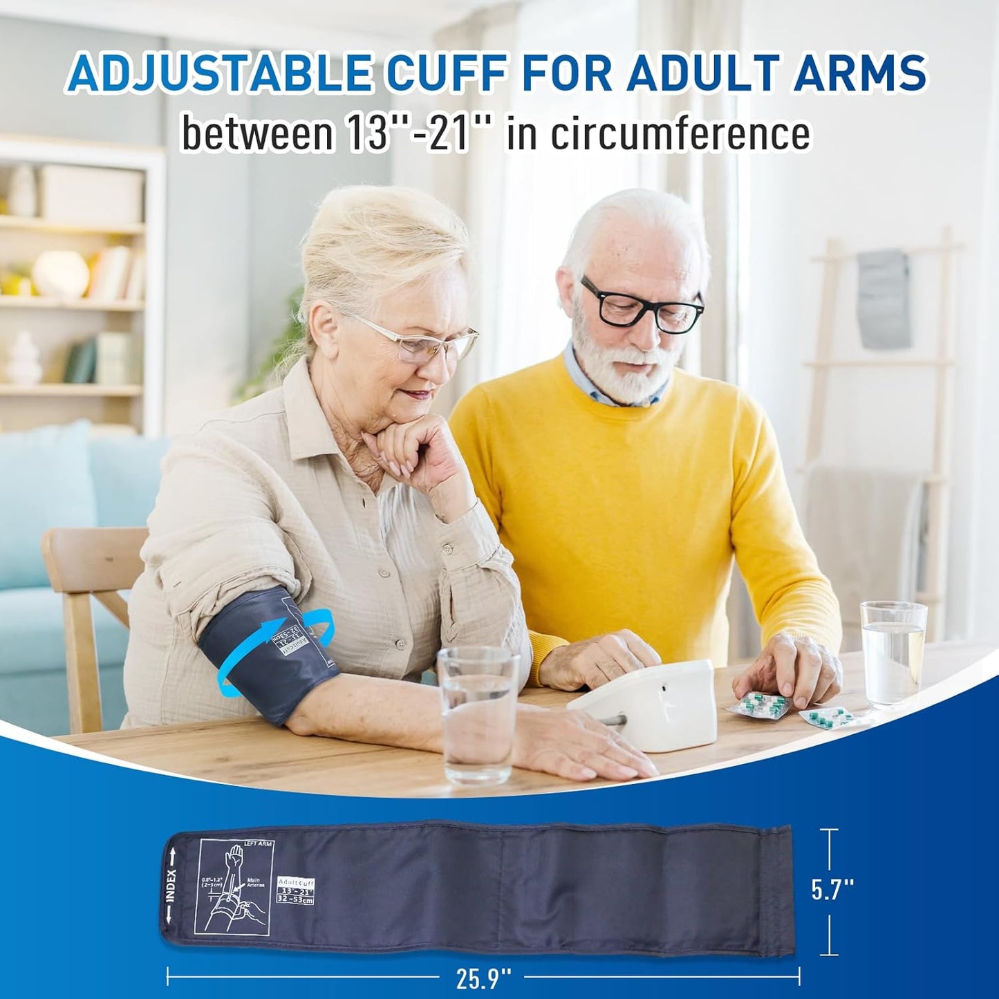 Extra Large 13-21 Inches Blood Pressure Cuff