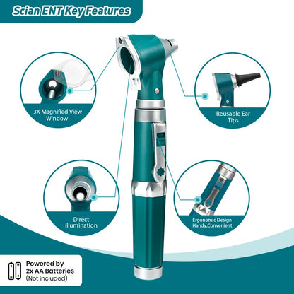 OT10G Green Otoscope