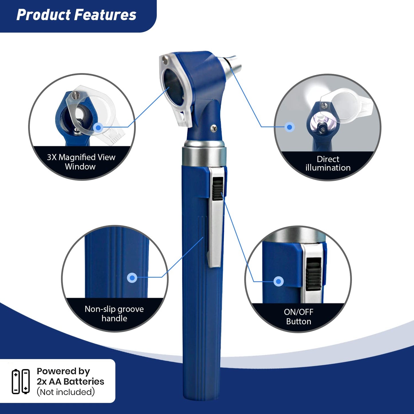 OT10J Blue Otoscope