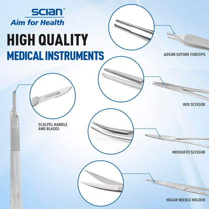 36 Pcs Suture Thread Kit