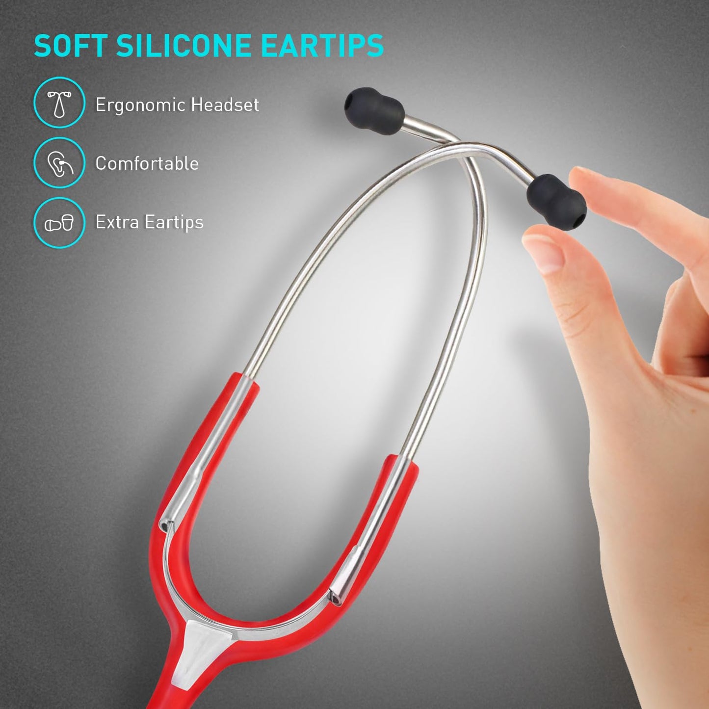 30C10 Red Stethoscope