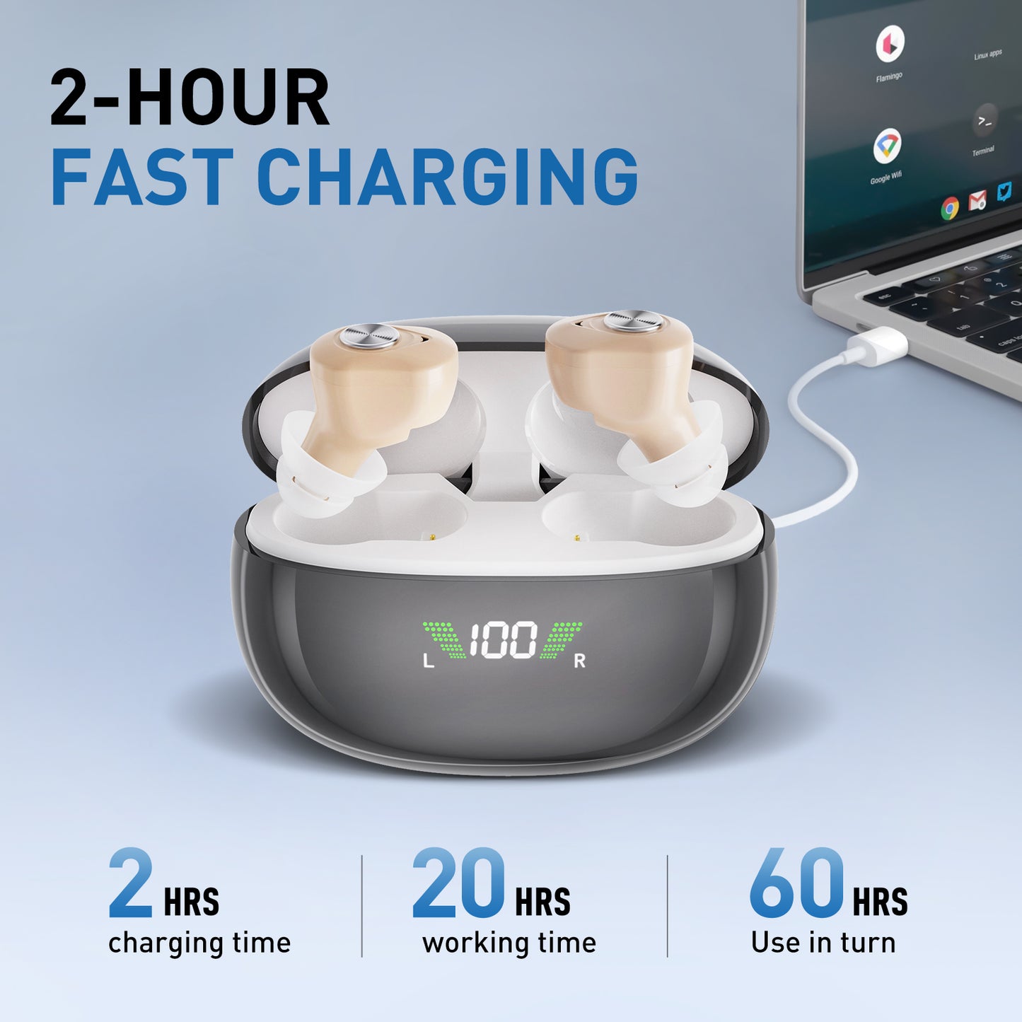 GM-953 Rechargeable Hearing Aids