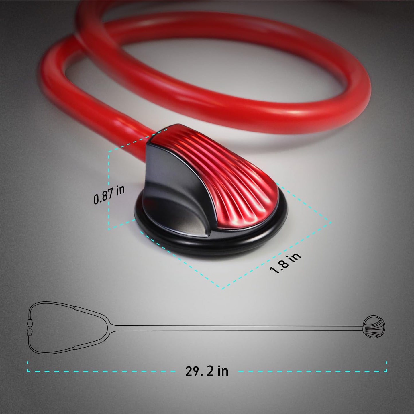 30C10 Red Stethoscope