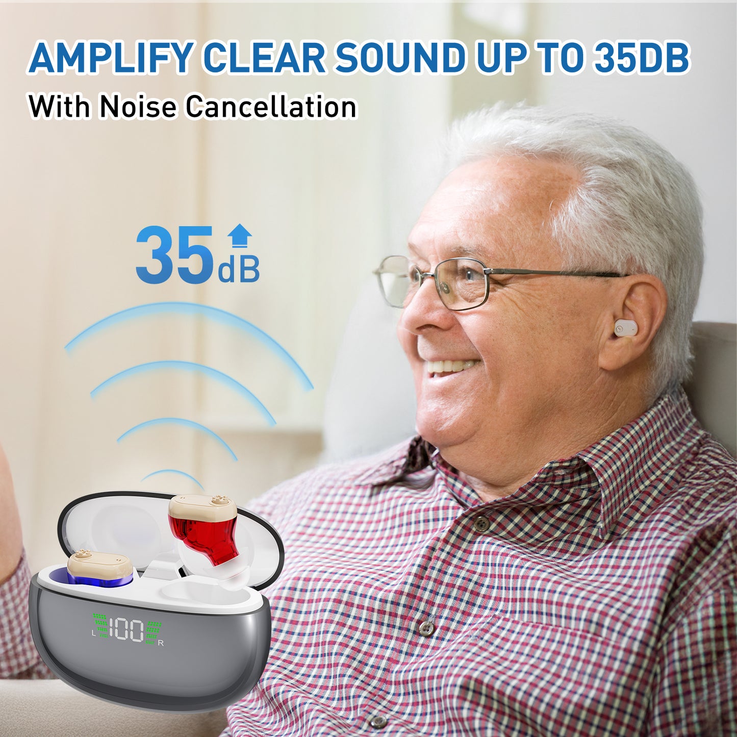GM-952 Rechargeable Hearing Aids