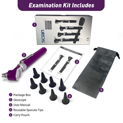 OT10J Purple Otoscope
