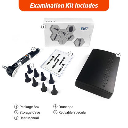 OT10D Black Otoscope