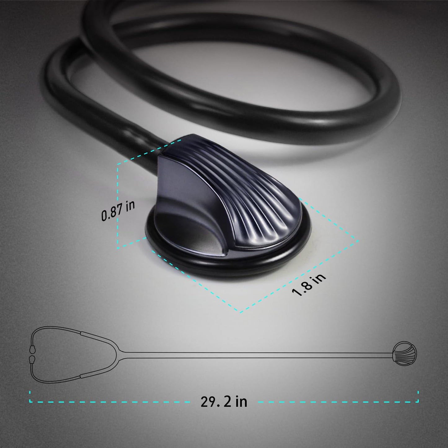30C10 Black Stethoscope