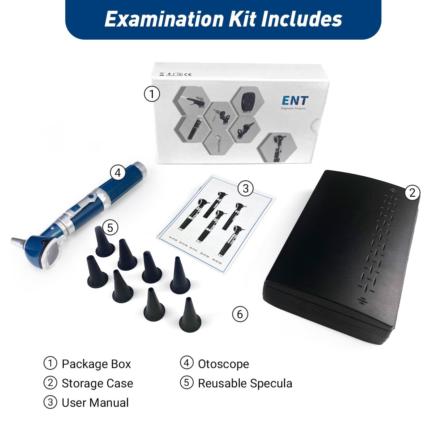 OT10D Blue Otoscope